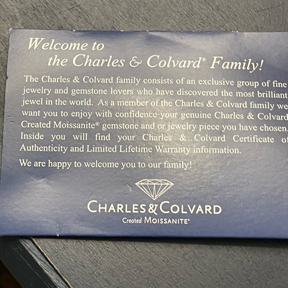 1 ctw. Charles & Covard Moissanite earrings - Picture 8 of 9